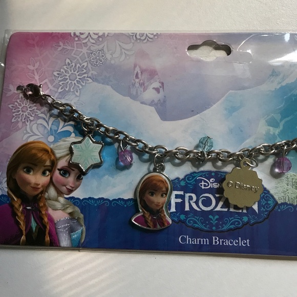 Disney Frozen Charm Bracelet Elsa Anna New - Picture 3 of 3